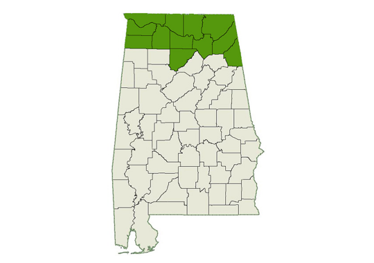 DogWatch of North Alabama service area map