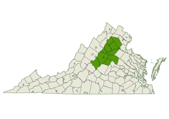 DogWatch of the Piedmont service area map